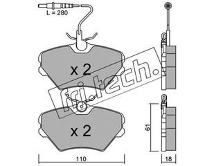 ΤΑΚ. RENAULT LAGUNA 1.8 FRITECH \"E\" fri.tech. 108.0