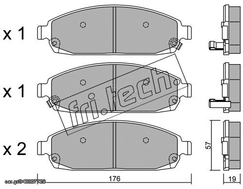 ΤΑΚ. JEEP GRAND CHEROKEE III \"E\" FRITECH fri.tech. 735.0