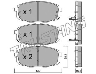 ΤΑΚ. HYUNDAI I30-KIA  DEX \"E\" DEX 2529.0