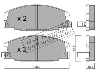 ΤΑΚ. ISUZU-OPEL        FRITECH \"E\" fri.tech. 253.0