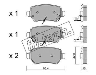 ΤΑΚΑΚΙΑ(REAR)-KIA CEED(JD) 1.6 CRDI 12- fri.tech. 558.2