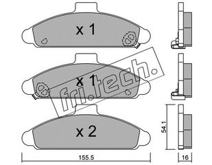 ΤΑΚ. HYUNDAI S COUPE 1.5 90-96 \"E\" FRITECH fri.tech. 739.0