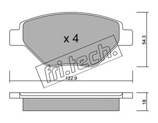 ΤΑΚ. RENAULT           FRITECH \"E\" fri.tech. 559.0