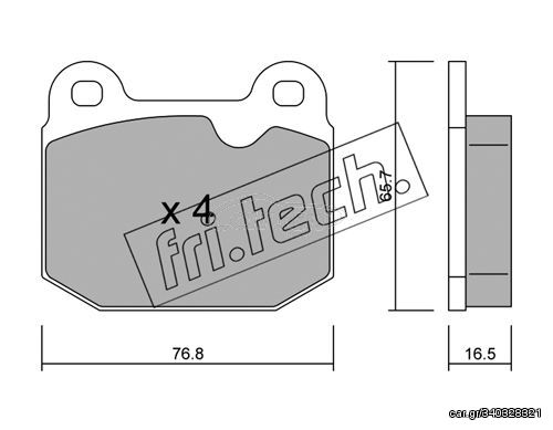 ΤΑΚ. OPEL              FRITECH \"E\" fri.tech. 015.1