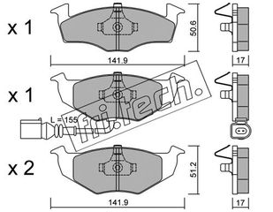 ΤΑΚ. SEAT-VW           FRITECH \"E\" fri.tech. 215.3