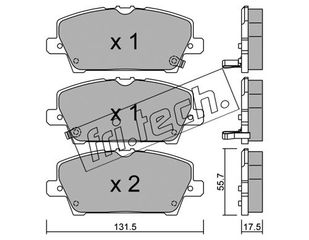 ΤΑΚ. HONDA CIVIC VII 1.4 \"E\" FRITECH fri.tech. 744.0