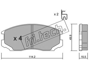 ΤΑΚ. MITSUBISHI COLT 1.5 FRITECH\"E\" fri.tech. 230.1