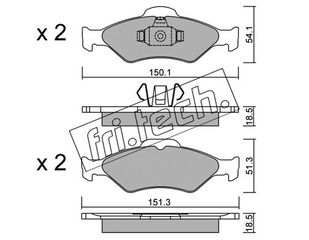 ΤΑΚ. FORD              FRITECH \"E\" fri.tech. 324.0