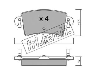 ΤΑΚ. NISSAN-OPEL-RENAU. FRITECH \"O\" fri.tech. 562.0