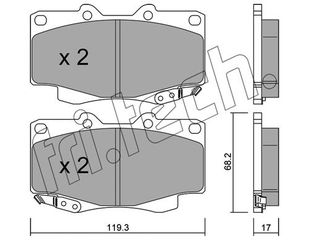 ΤΑΚ. TOYOTA LAND CRUISER 90,HILUX PICK UP  \"E\" fri.tech. 131.1