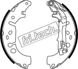 ΣΙΑΓ. FIAT GRANDE PUNTO 1.4 & EV0-OPEL CORSA D 06- FRITECH fri.tech. 1034.117