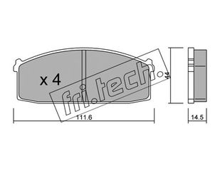 ΤΑΚ. NISSAN            FRITECH \"E\" fri.tech. 254.0