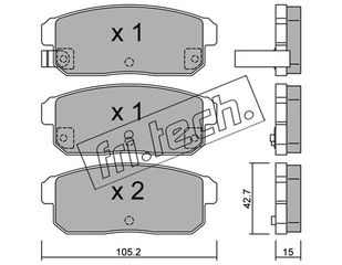 ΤΑΚ. MAZDA RX-8    \"O\" FRITECH fri.tech. 749.0