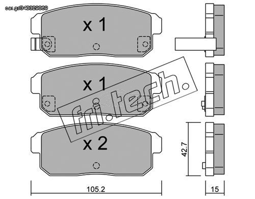 ΤΑΚ. MAZDA RX-8    \"O\" FRITECH fri.tech. 749.0