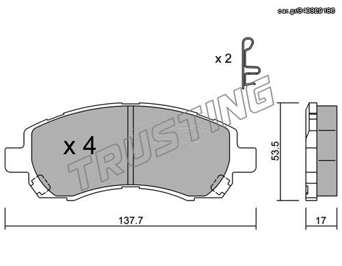 ΤΑΚ. SUBARU IMPREZA 1.6 DEX \"E\" DEX 2304.0