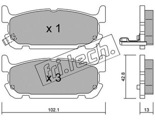 ΤΑΚ. MAZDA MX-5 II 1.6,1.8 16V -05 FRITECH \"O\" fri.tech. 750.0