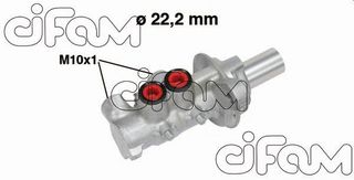 ΑΝΤΛ. ΦΡΕΝ. SUZUKI SWIFT III,SPLASH-OPEL AGILA 05- Φ22,2mm CIFAM 202-740