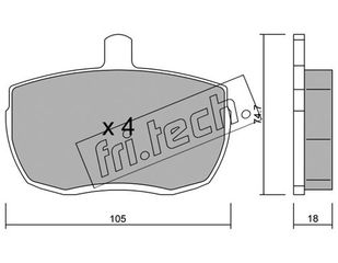 ΤΑΚ. DAF,FORD,IVECO,LA   FRITECH \"E\" fri.tech. 018.0