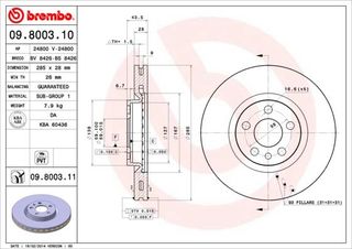 ΔΙΣΚ. FIAT SCUDO 2.0   (285*28) BRECO BS 8426