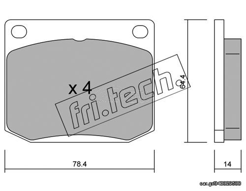 ΤΑΚ. SAAB 900 84-94 \"E\"     FRITECH fri.tech. 020.1