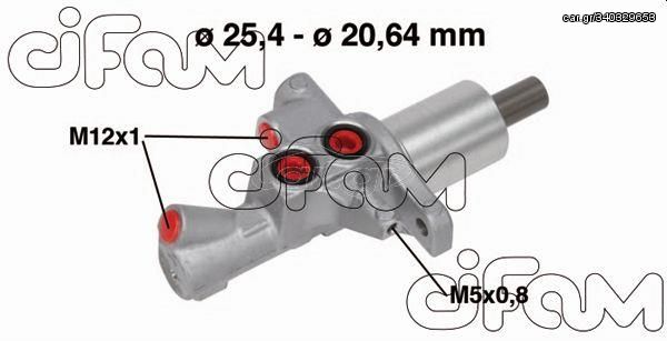 ΑΝΤΛ. ΦΡΕΝ. MERCEDES C,E-CLASS (W204,C207) <16 Φ25,4mm CIFAM 202-748