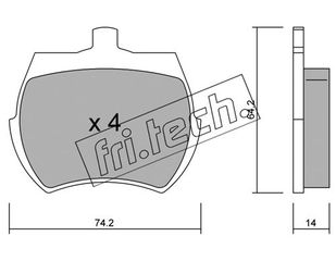 ΤΑΚ. ROVER-TRIUMPH     FRITECH \"E\" fri.tech. 021.0