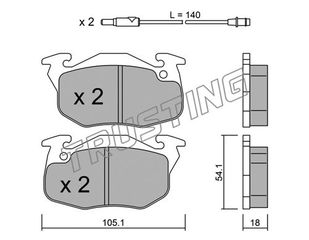 ΤΑΚ. PEUGEOT 405  DEX \"E\" DEX 2039.2