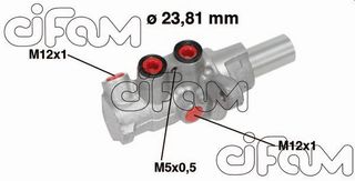 ΑΝΤΛ. ΦΡΕΝ. NISSAN QASHAHQAI & +2 07-  Φ23,81mm CIFAM 202-749