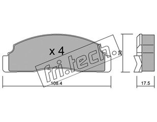 ΤΑΚ. FORD FIESTA I  FRITECH \"E\" fri.tech. 024.0