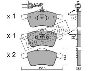 ΤΑΚ. VW TRANSPOTER IV 2.5 FRITECH E fri.tech. 272.1