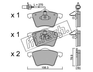 ΤΑΚ. FORD-SEAT-VW    FRITECH \"E\" fri.tech. 566.0