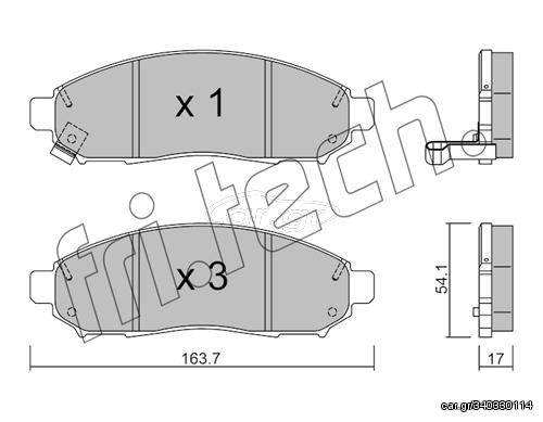 ΤΑΚ. NISSAN NAVARA   FRITECH \"E\" fri.tech. 759.0