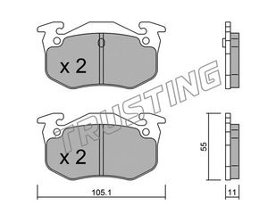 ΤΑΚ. CITROEN,PEUG,REN. TRUSTING \"O\" TRUSTING 040.0