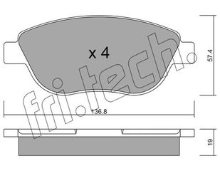 ΤΑΚ. CITROEN-PEUGEOT    FRITECH \"E\" fri.tech. 331.1