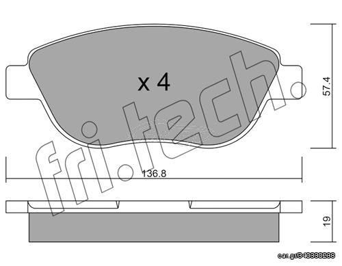 ΤΑΚ. CITROEN-PEUGEOT    FRITECH \"E\" fri.tech. 331.1