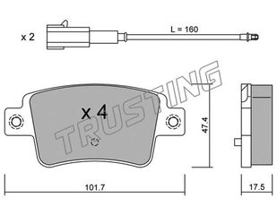 ΤΑΚ. FIAT PUNTO EVO 1.4 16V ABARTH 09- \"O\" TRUSTING TRUSTING 721.1