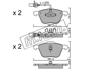 ΤΑΚ. FORD-SEAT-VW   FRITECH \"E\" fri.tech. 567.0