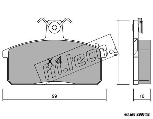 ΤΑΚ. LANCIA-SEAT-SUZUK FRITECH \"E\" fri.tech. 028.0