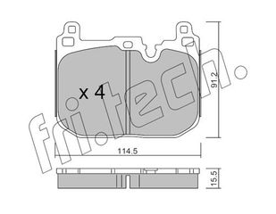 ΤΑΚ. BMW 1 (F40) -MINI (F60,F56) 19> \"E\" fri.tech. 1039.4