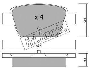 ΤΑΚ. FIAT              FRITECH \"O\" fri.tech. 332.0