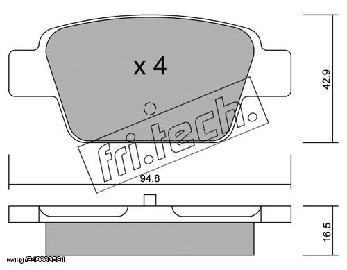 ΤΑΚ. FIAT              FRITECH \"O\" fri.tech. 332.0