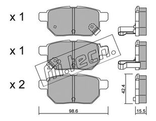 ΤΑΚ. TOYOTA YARIS 1.0,1.2  \"O\" FRITECH fri.tech. 762.0