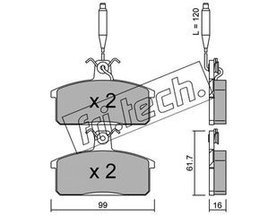 ΤΑΚ. SEAT IBIZA 86-93 \"E\"  FRITECH fri.tech. 028.3