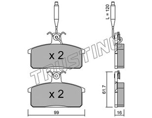 ΤΑΚ. SEAT IBIZA 86-93 \"E\"  TRUSTING TRUSTING 028.3