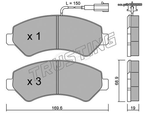 ΤΑΚ. FIAT DUCATO-CITROEN JUMPER-PEUGEOT BOXER 2.2HDI 06- TRUSTIN TRUSTING 725.0