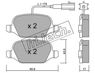 ΤΑΚ. ALFA MITO 0.9,1.3JTDM,1.4TB 11- \"O\"  FRITECH fri.tech. 333.2