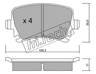 ΤΑΚ. AUDI-VW           FRITECH \"O\" fri.tech. 569.0