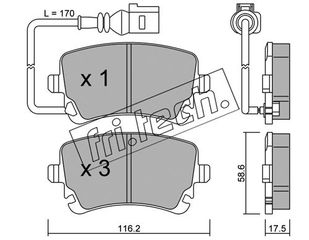 ΤΑΚ. VW TRANSPORTER    FRITECH \"O\" fri.tech. 570.0