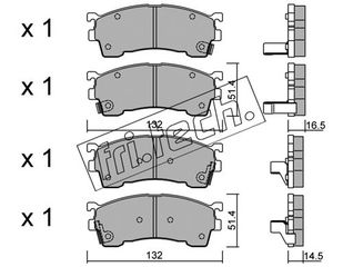 ΤΑΚ. FORD-MAZDA        FRITECH \"E\" fri.tech. 232.0