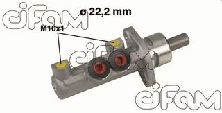 ΑΝΤΛ. ΦΡΕΝ. REN. MEGANE 1.4.6 96->Φ22,2 Αlu CIFAM 202-327